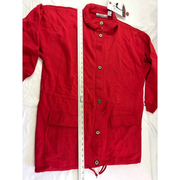 Vintage Oversized Button-front Jacket Large with Pockets Chinawear NWT - Picture 5 of 10